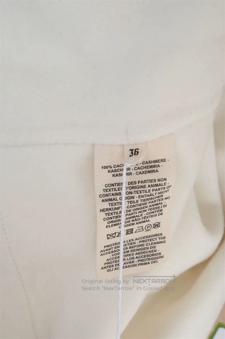 Hermes Hermes White Goat Cashmere Overcoat Size XS / US 0-2 / IT 36-38 - 4 Thumbnail