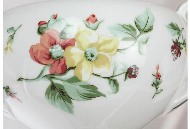 Designer Dior Porcelain Flower Motif Sugar Bowl Size ONE SIZE - 6 Thumbnail