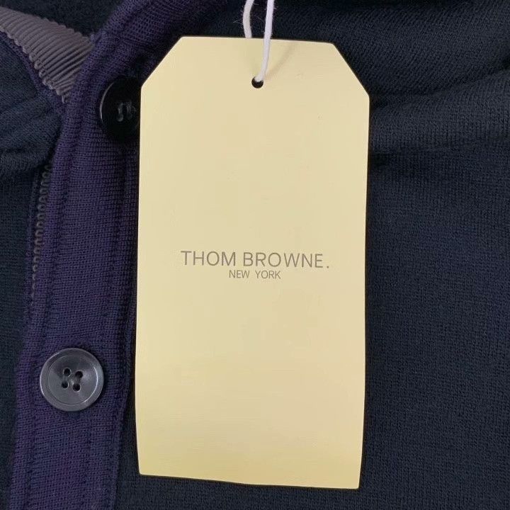 Thom Browne THOM BROWNE Colorblock Four Bar Wool Hooded Jacket Size US S / EU 44-46 / 1 - 7 Thumbnail