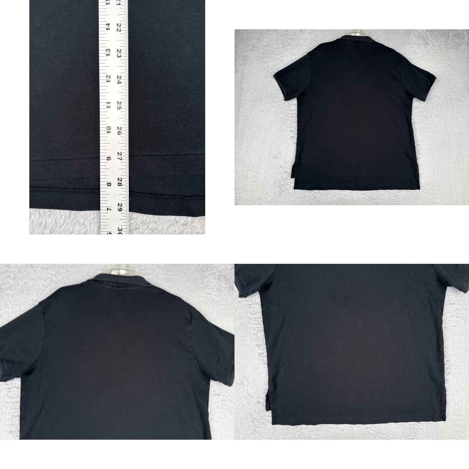 Ralph Lauren Polo Ralph Lauren Shirt Men Extra Large Black 100% Cotton Custom Fit Golf READ Size US XL / EU 56 / 4 - 9 Thumbnail
