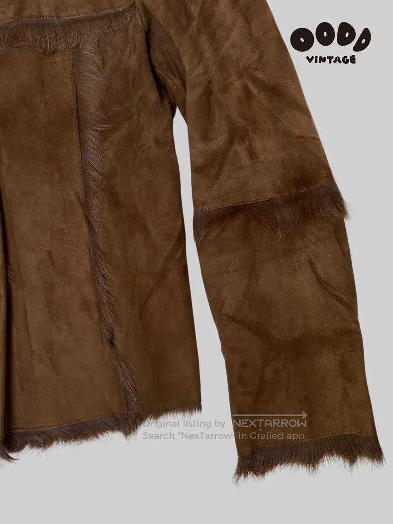 Balmain BALMAIN Grunge-style kidskin fur jacket Size US S / EU 44-46 / 1 - 6 Thumbnail