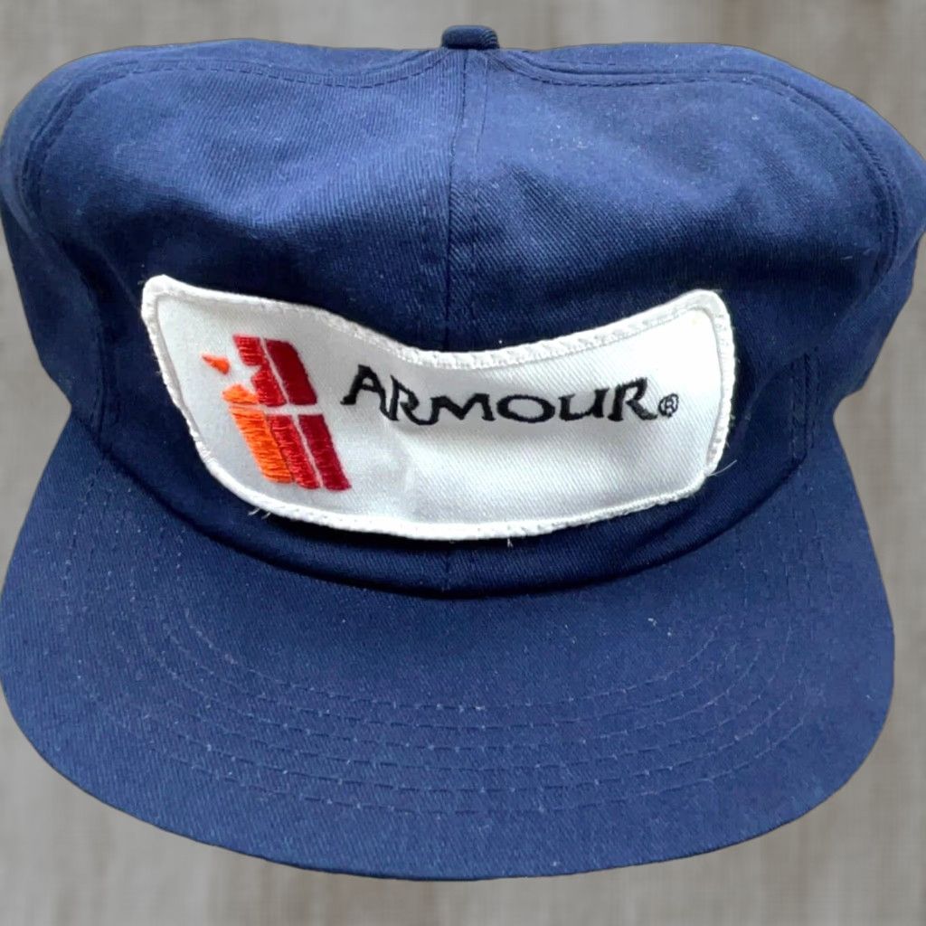 Vintage VINTAGE K-Product Trucker Hat Snapback Blue 80s 90s Casual Lightweight Mens Size ONE SIZE - 1 Thumbnail