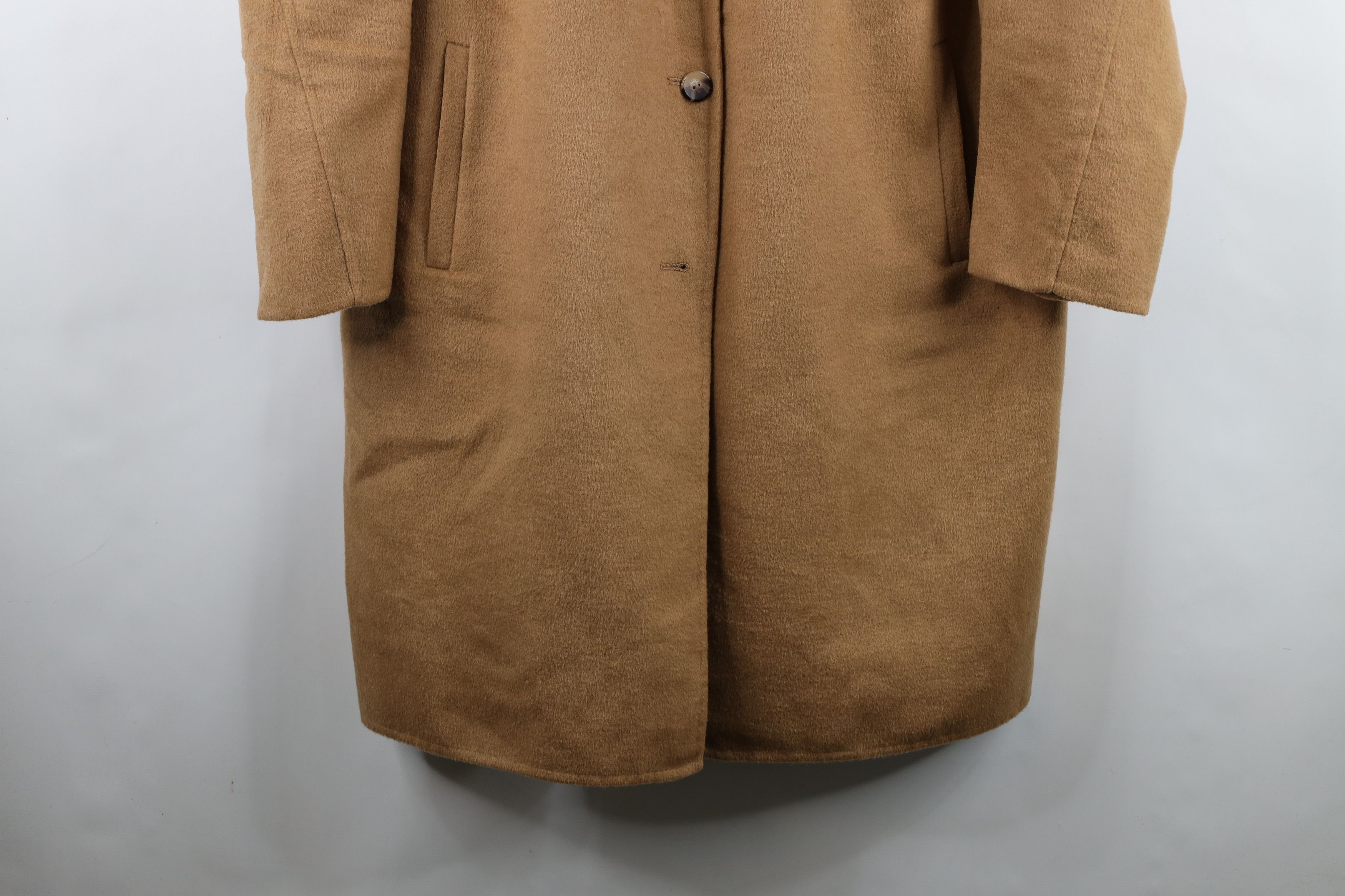J. Jill J Jill Distressed Wool Blend Button Overcoat Jacket Brown Size XXL / US 16-18 / IT 52-54 - 3 Thumbnail