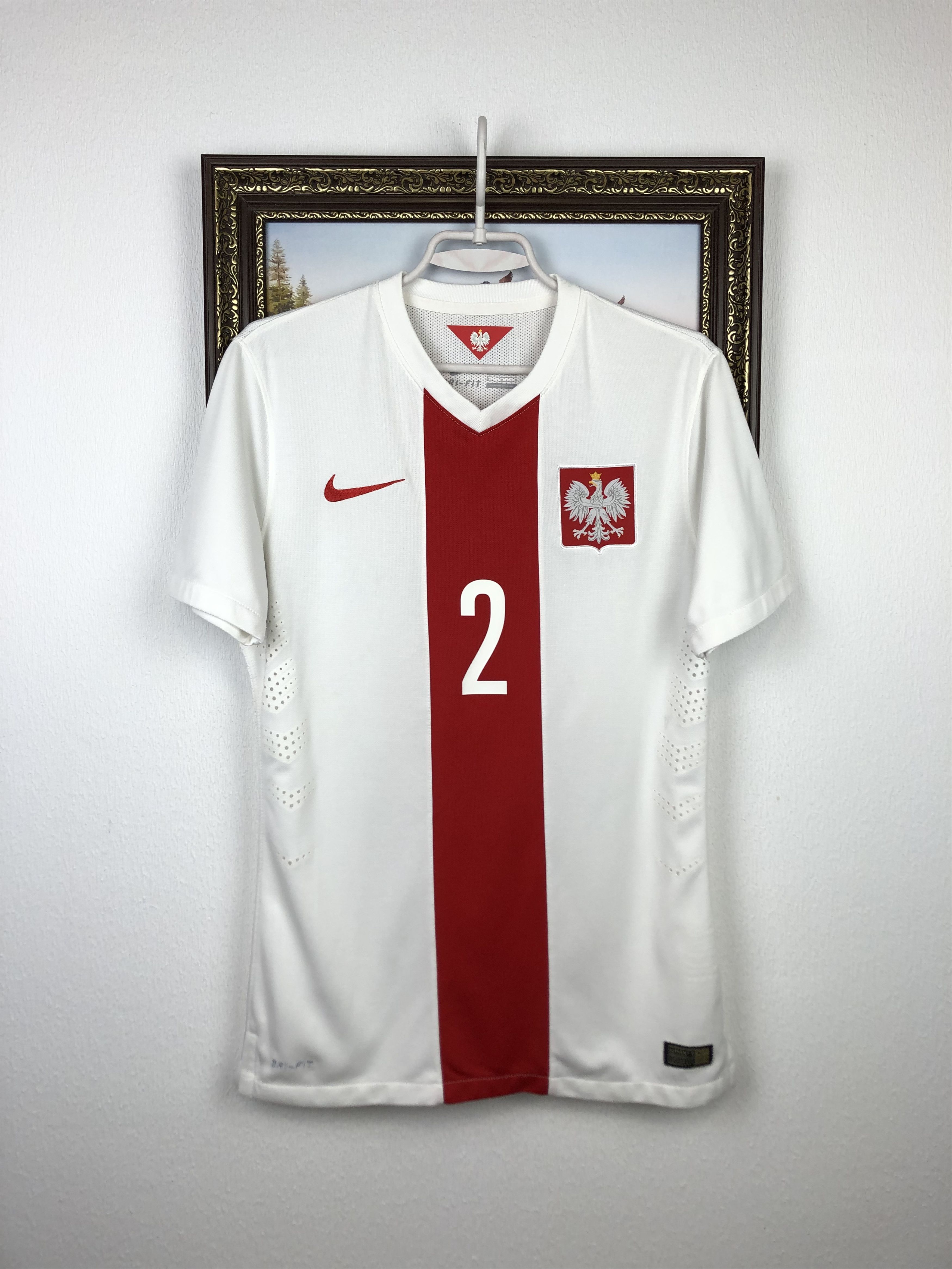 Nike Poland football shirt Soccer Jersey Player Issue Tee Hype Size US M / EU 48-50 / 2 - 1 Thumbnail