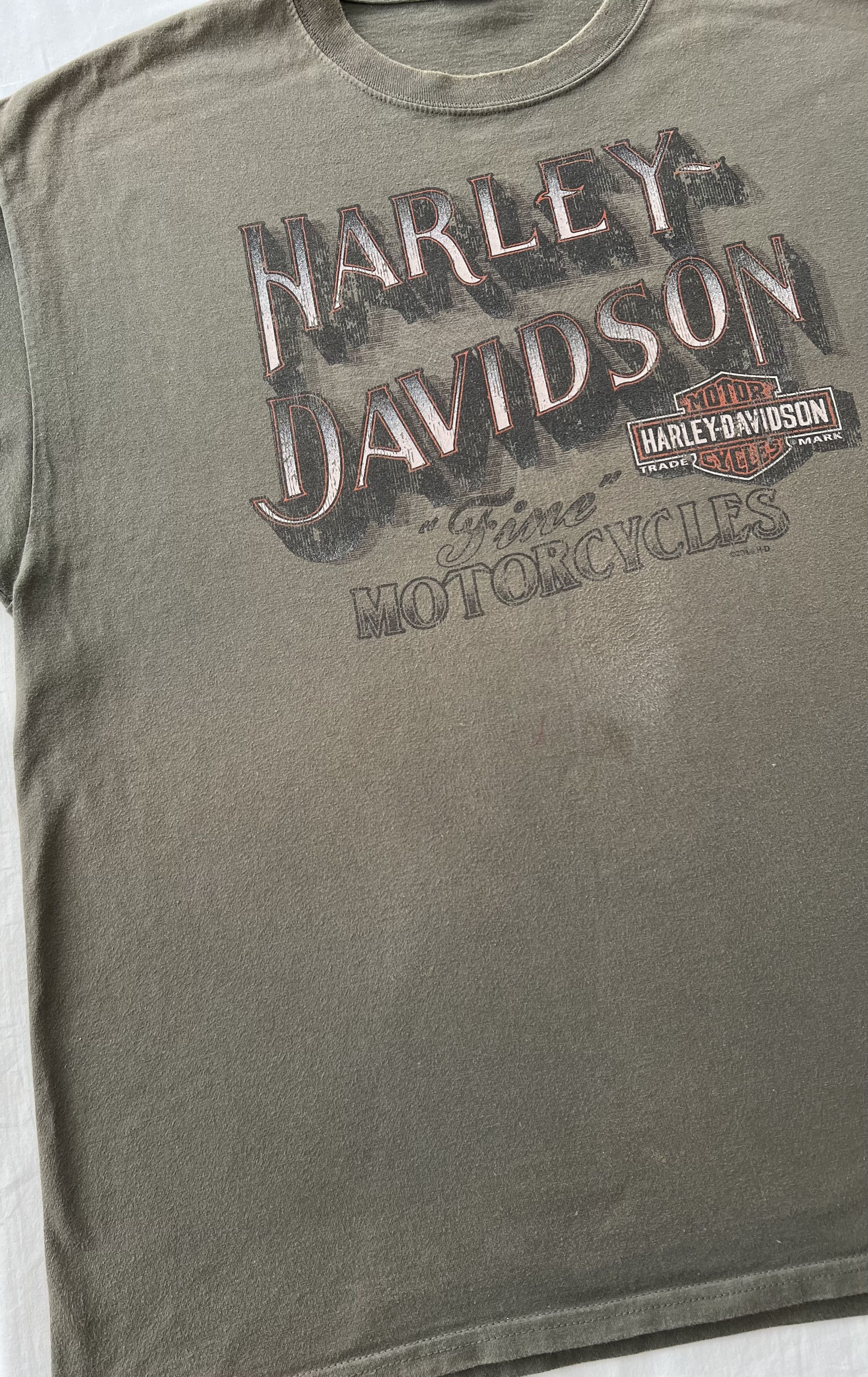 Harley Davidson Vintage 2014 Harley Davidson Motorcycle Snake T-shirt Size US XL / EU 56 / 4 - 12 Thumbnail