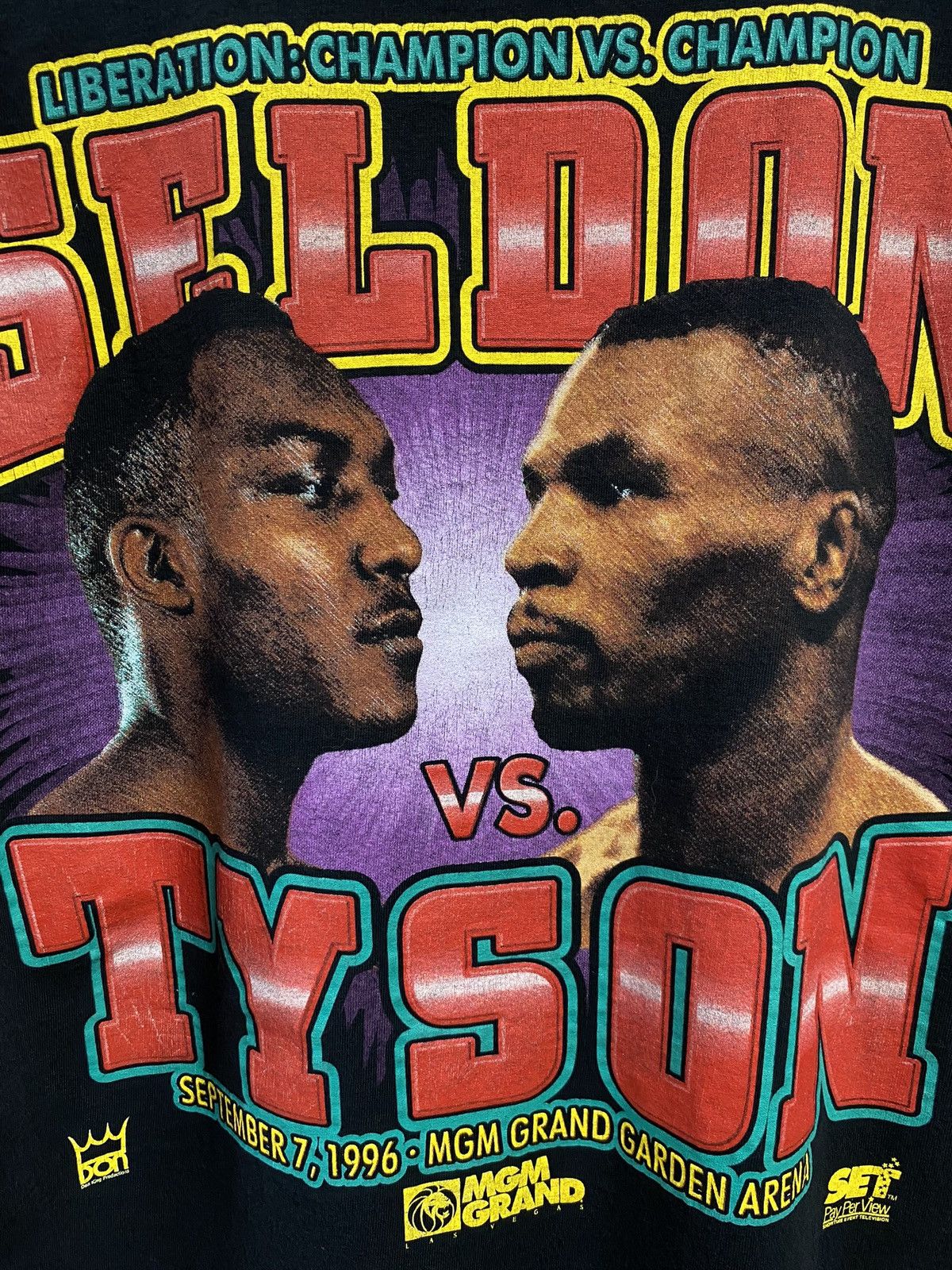 Vintage Vintage 1996 Mike Tyson Boxing Tee Shirt Men’s Large Size US L / EU 52-54 / 3 - 4 Thumbnail
