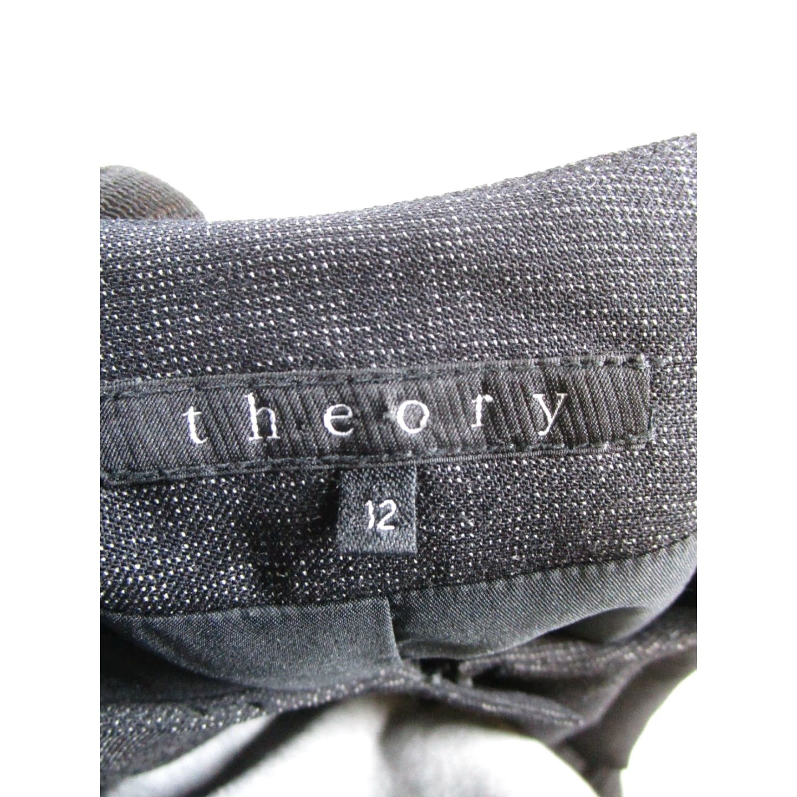 Theory VINTAGE Theory Jacket Womens 12 Black Wool Full Zip Size XL / US 12-14 / IT 48-50 - 3 Thumbnail
