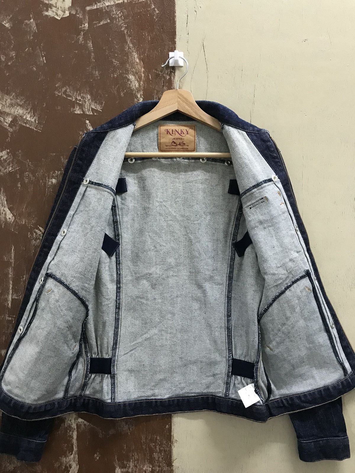 Vintage Hysteric Glamour Kinky Jeans Star Stud Denim Jacket