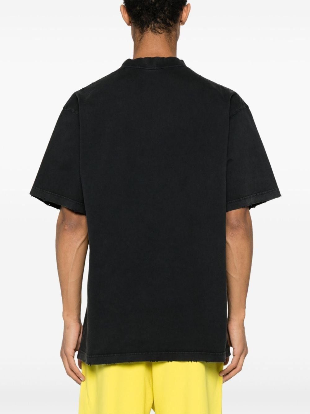 Balenciaga o1srvl11e0825 555 / DIY College T-Shirt Medium Fit in Black Size US L / EU 52-54 / 3 - 4 Thumbnail