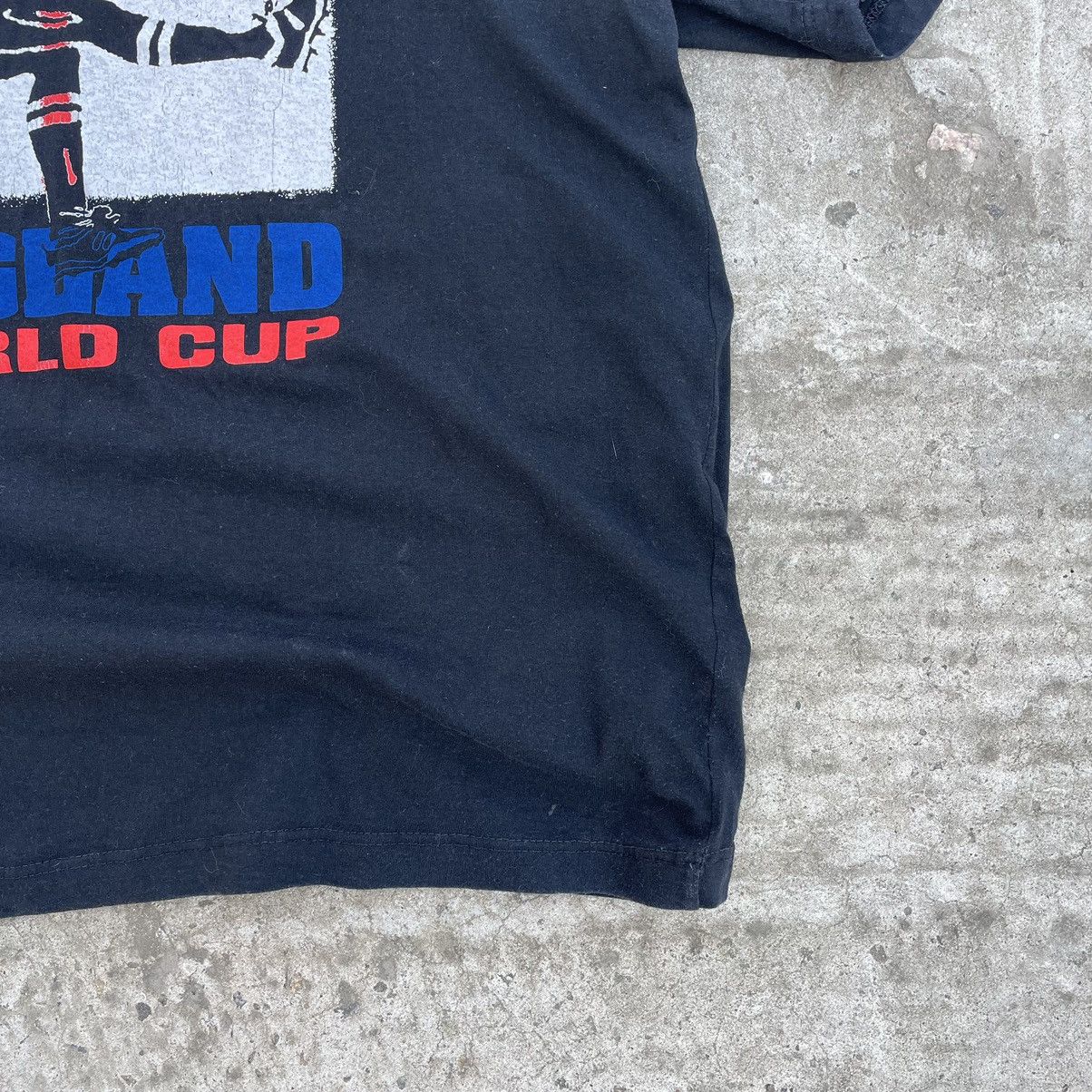 Japanese Brand × Vintage Vintage T-shirts England 1998 World Cap Logo Tee Y2K Size US XL / EU 56 / 4 - 3 Thumbnail