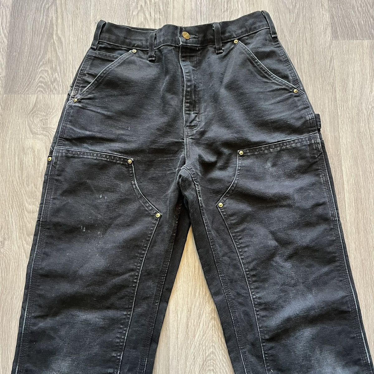 Carhartt Vintage Thrashed Faded Carhartt Double Knee Pants 30/28 Size US 30 / EU 46 - 6 Thumbnail