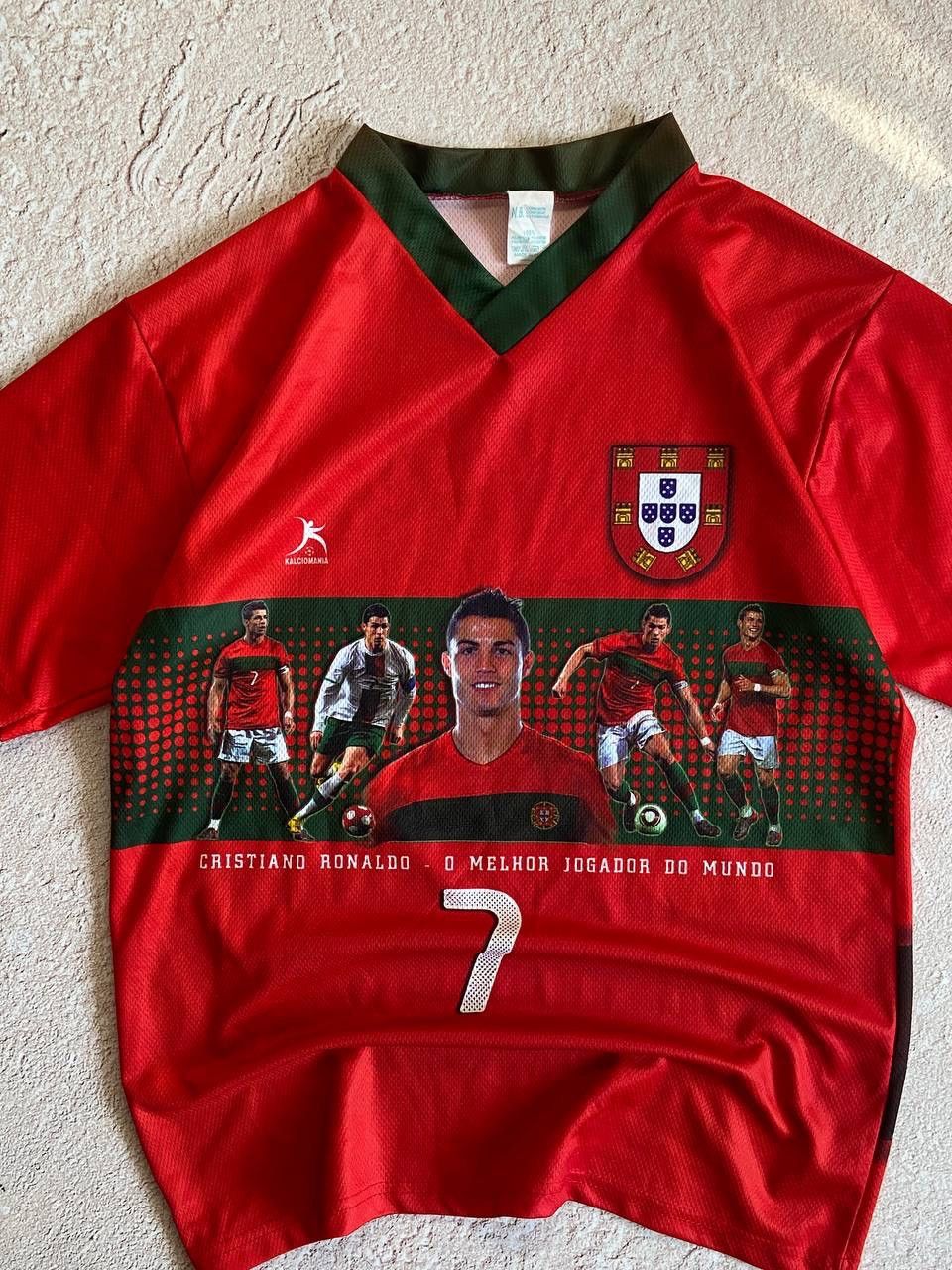 Japanese Brand × Vintage Ronaldo Portugal distressed jersey soccer Size US S / EU 44-46 / 1 - 5 Thumbnail