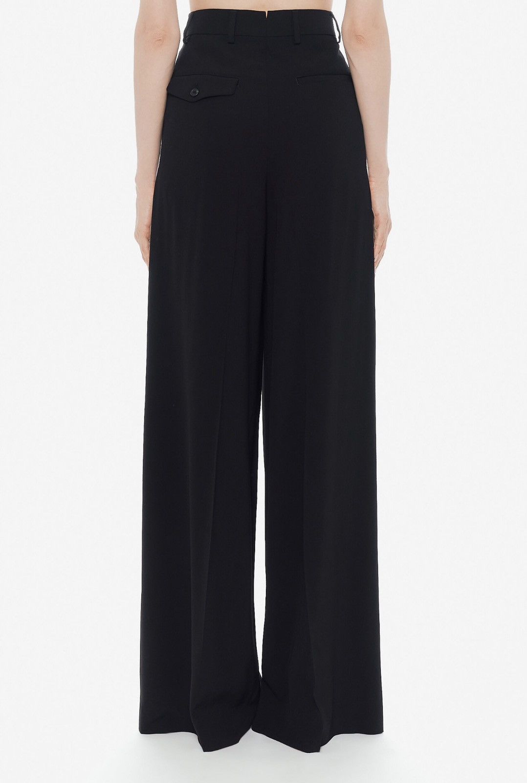 Ann Demeulemeester Last Ann Demeulemeester Ofra Wide-Leg Black Pants Size 27" / US 4 / IT 40 - 2 Thumbnail