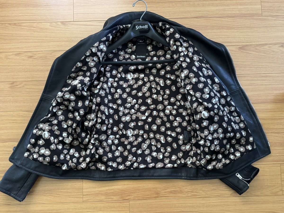 3sixteen × Schott 3Sixteen x Schott Waxy Steerhide Perfecto — Large Size US L / EU 52-54 / 3 - 3 Thumbnail