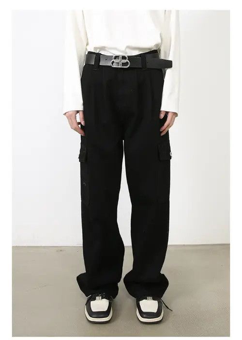 Jean Japanese retro loose straight trend casual workwear jeans Size US 32 / EU 48 - 1 Thumbnail