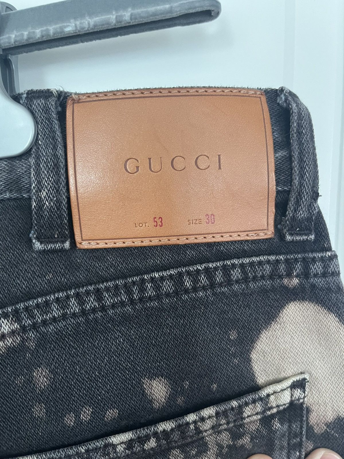 Gucci Gucci Bleached Stain Denim 2017 Size US 30 / EU 46 - 6 Thumbnail