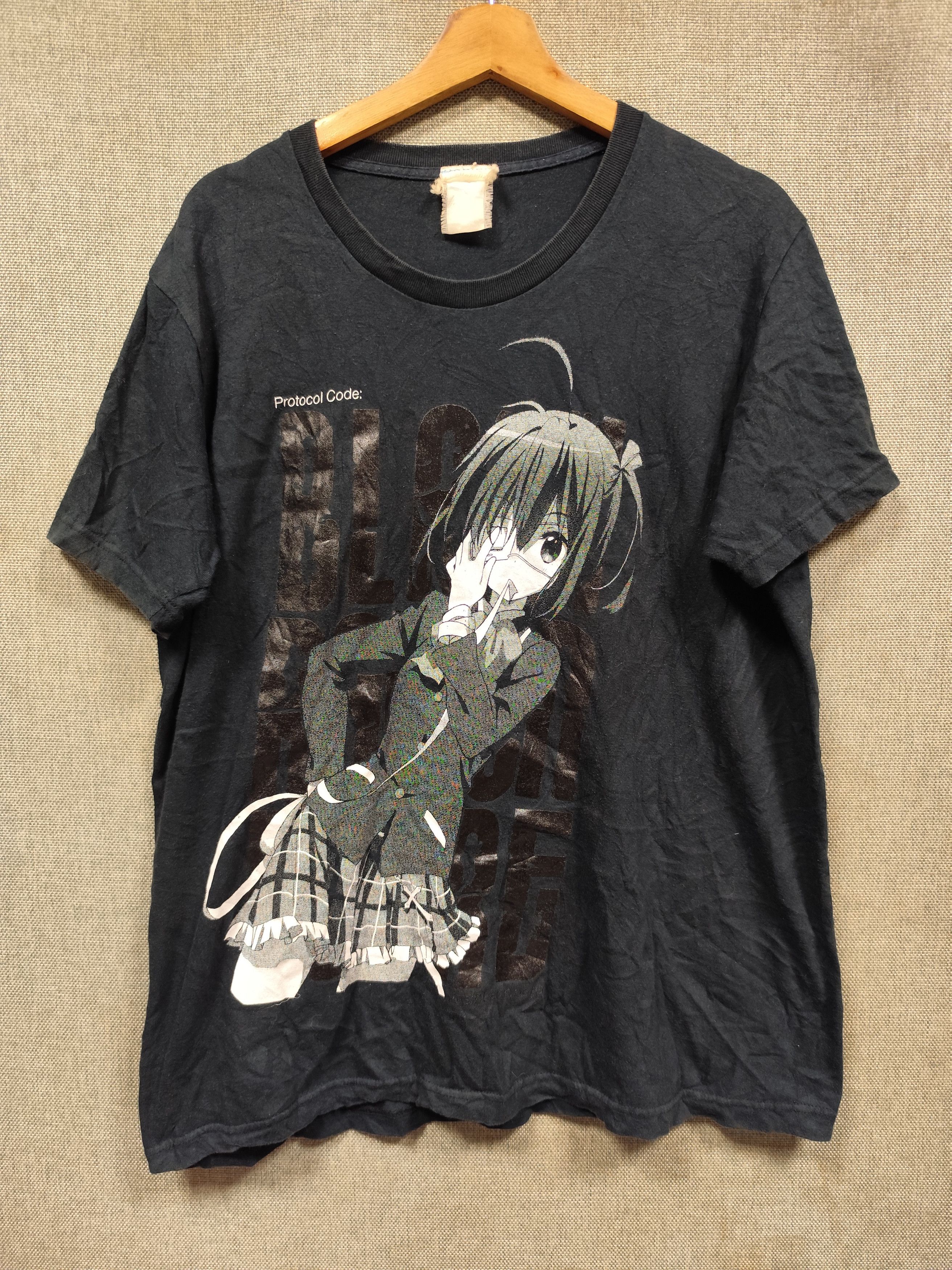 Anime × Japanese Brand × Vintage T Shirt Japanese Anime Protocol Code Chunibyo Size US L / EU 52-54 / 3 - 1 Thumbnail