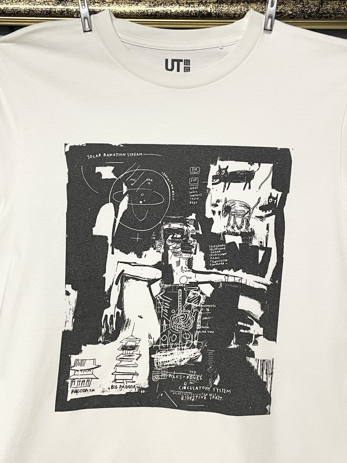 Jean-Michel Basquiat Designer Jean-Michael Basquait X Uniqlo Art Printed Tshirt Size US M / EU 48-50 / 2 - 3 Thumbnail