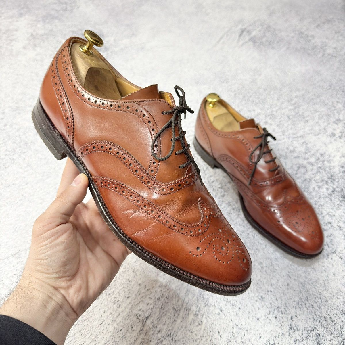Handmade × Vintage Tredwells vintage mens oxfords brogues US10.5 UK10 EU43.5 Size US 10.5 / EU 43-44 - 5 Thumbnail