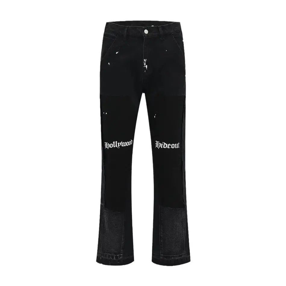 Japanese Brand Vintage High Street Splicing Jeans Size US 32 / EU 48 - 5 Thumbnail