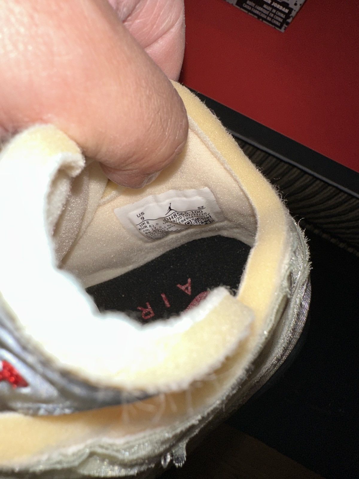 Jordan Brand × Off-White Jordan Air Jordan 5 SP Off-White Sail Sneakers DH8565-100 Size US 9 / EU 42 - 2 Thumbnail