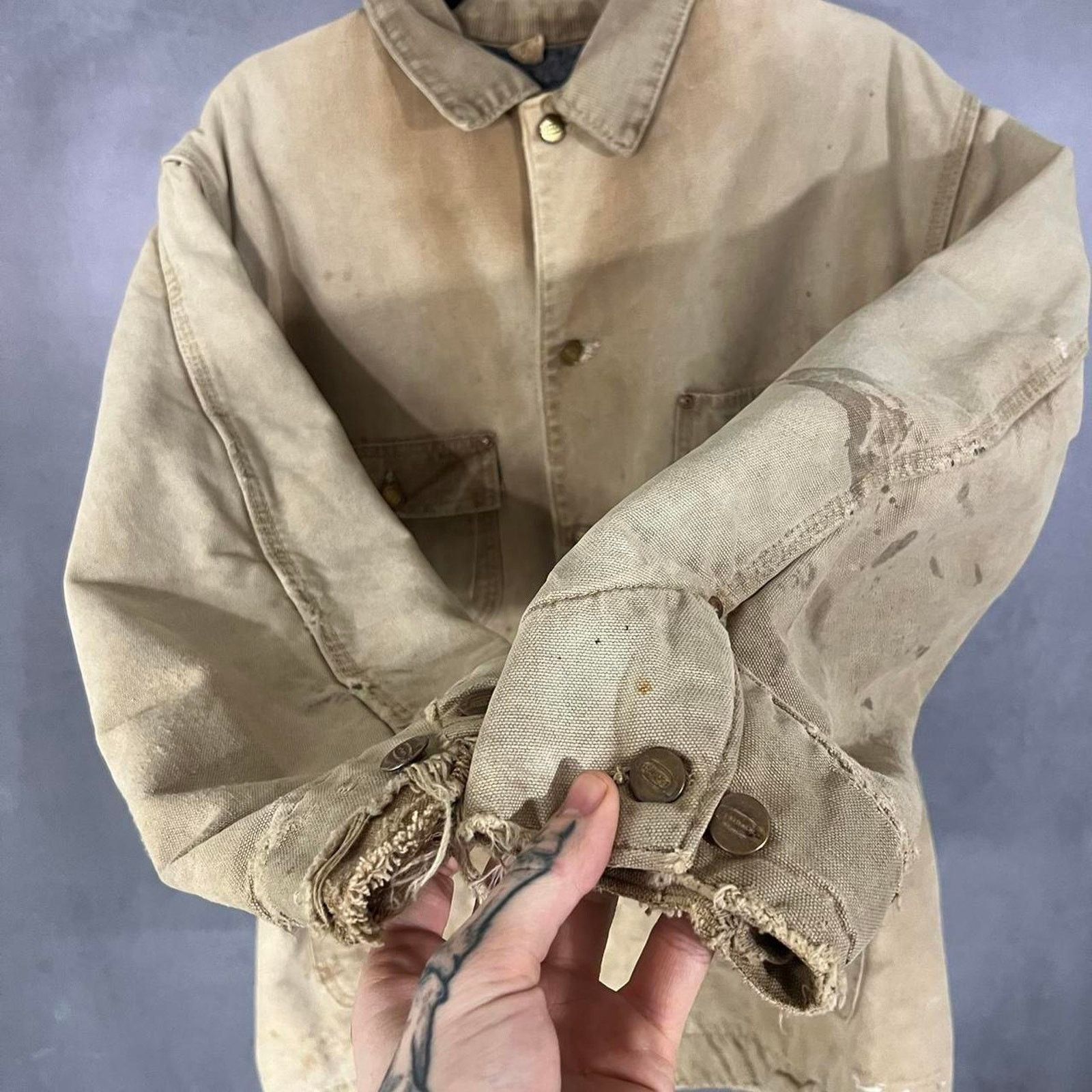 Carhartt Vintage 1970s carhartt chore coat Size US L / EU 52-54 / 3 - 3 Thumbnail