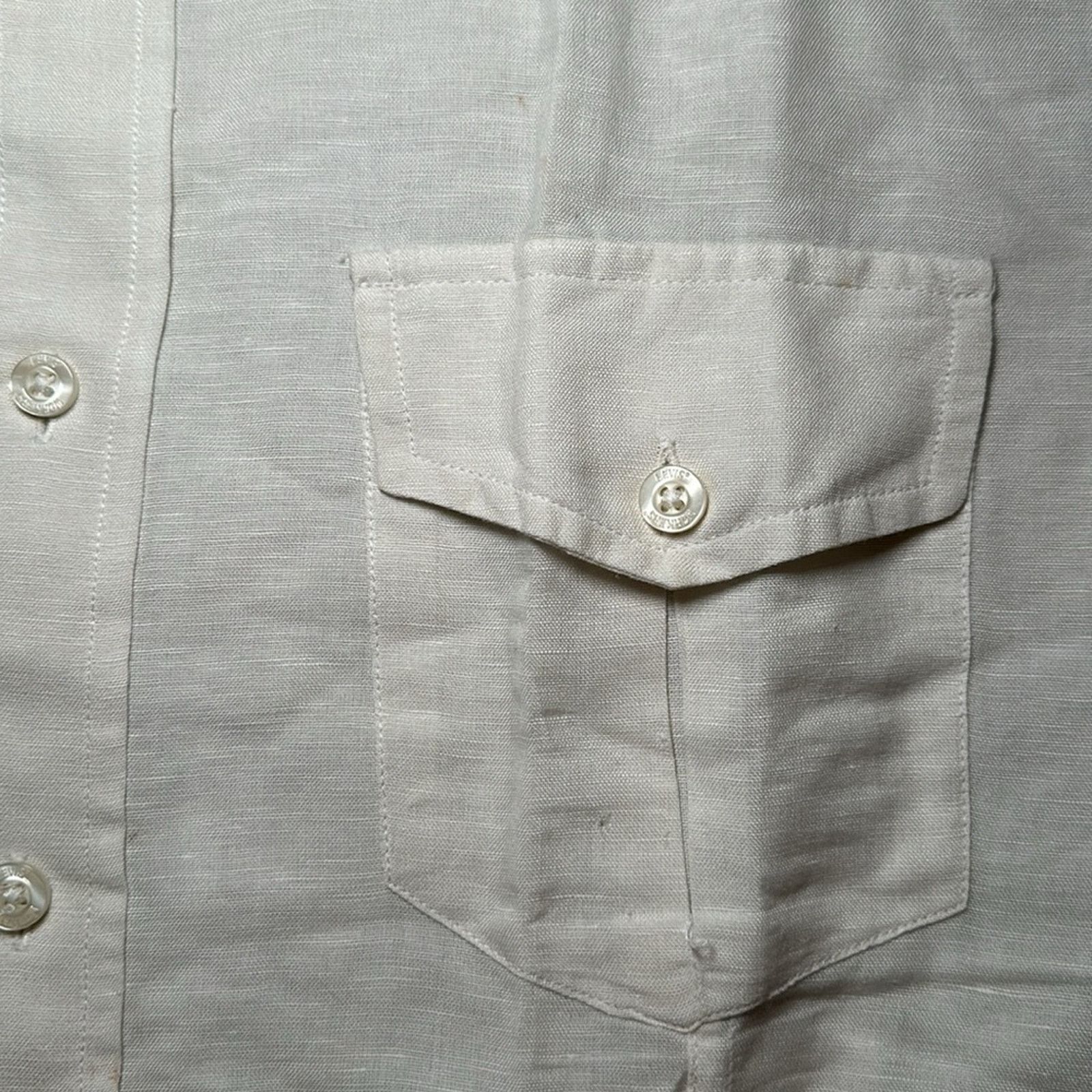 Levi's Levi’s Workers Linen Blend Short Sleeve Button Down - Medium Size US M / EU 48-50 / 2 - 6 Thumbnail