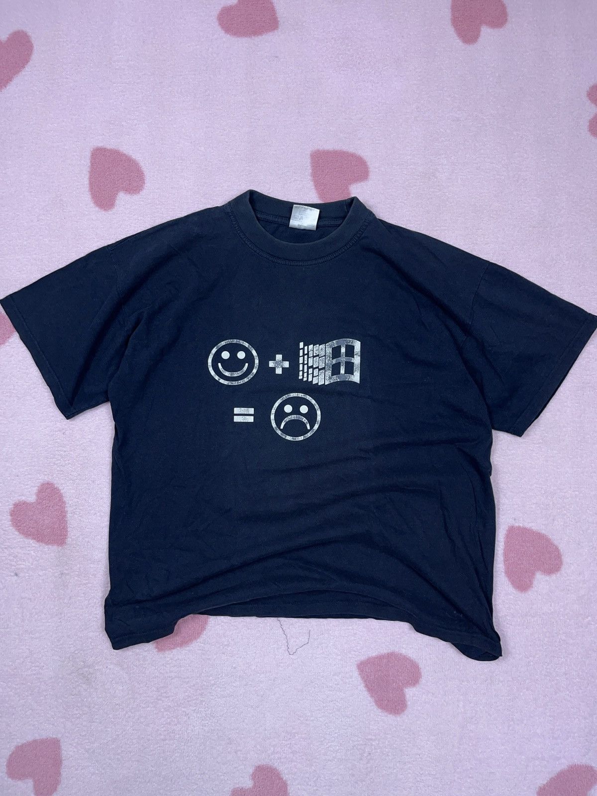 Arts & Science × Vintage ➕ 90s sick distressed boxy windows hate humor t-shirt Size US L / EU 52-54 / 3 - 1 Thumbnail