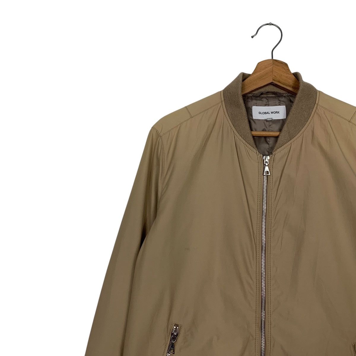 Global Work GLOBAL WORK Casual Bomber Jacket #2444-C109 Size US L / EU 52-54 / 3 - 6 Thumbnail