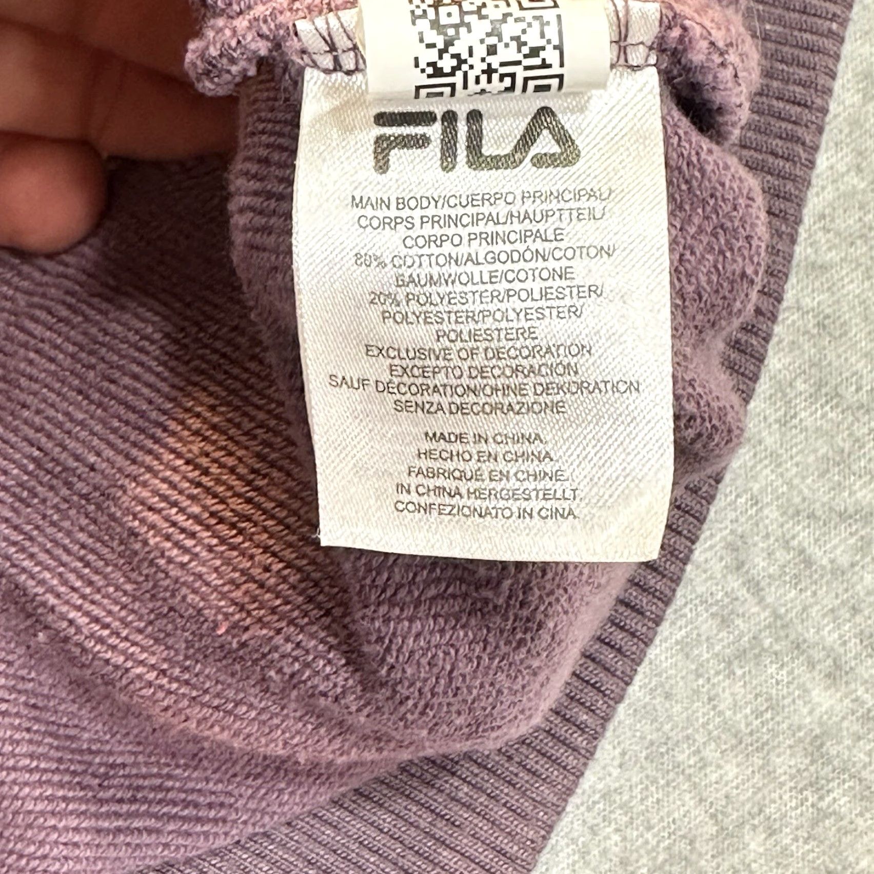 Fila FILA Purple Crewneck Soft Pullover Logo Sweatshirt Women’s M Size M / US 6-8 / IT 42-44 - 6 Thumbnail