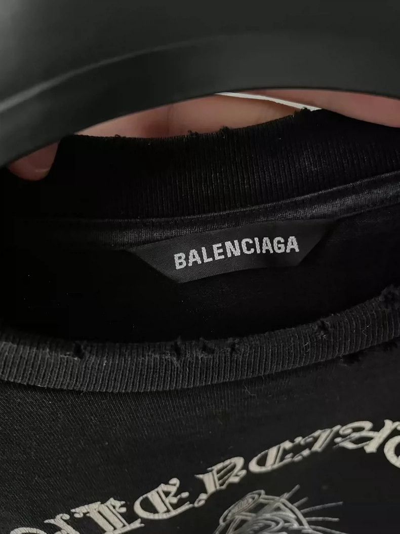 Balenciaga Balenciaga Destroy the old devil's eye short sleeves Size US S / EU 44-46 / 1 - 5 Thumbnail