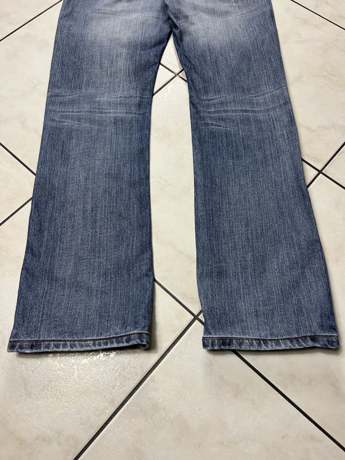 Diesel Vintage 90s Diesel y2k distressed jeans thrashed pants denim Size US 29 - 11 Thumbnail