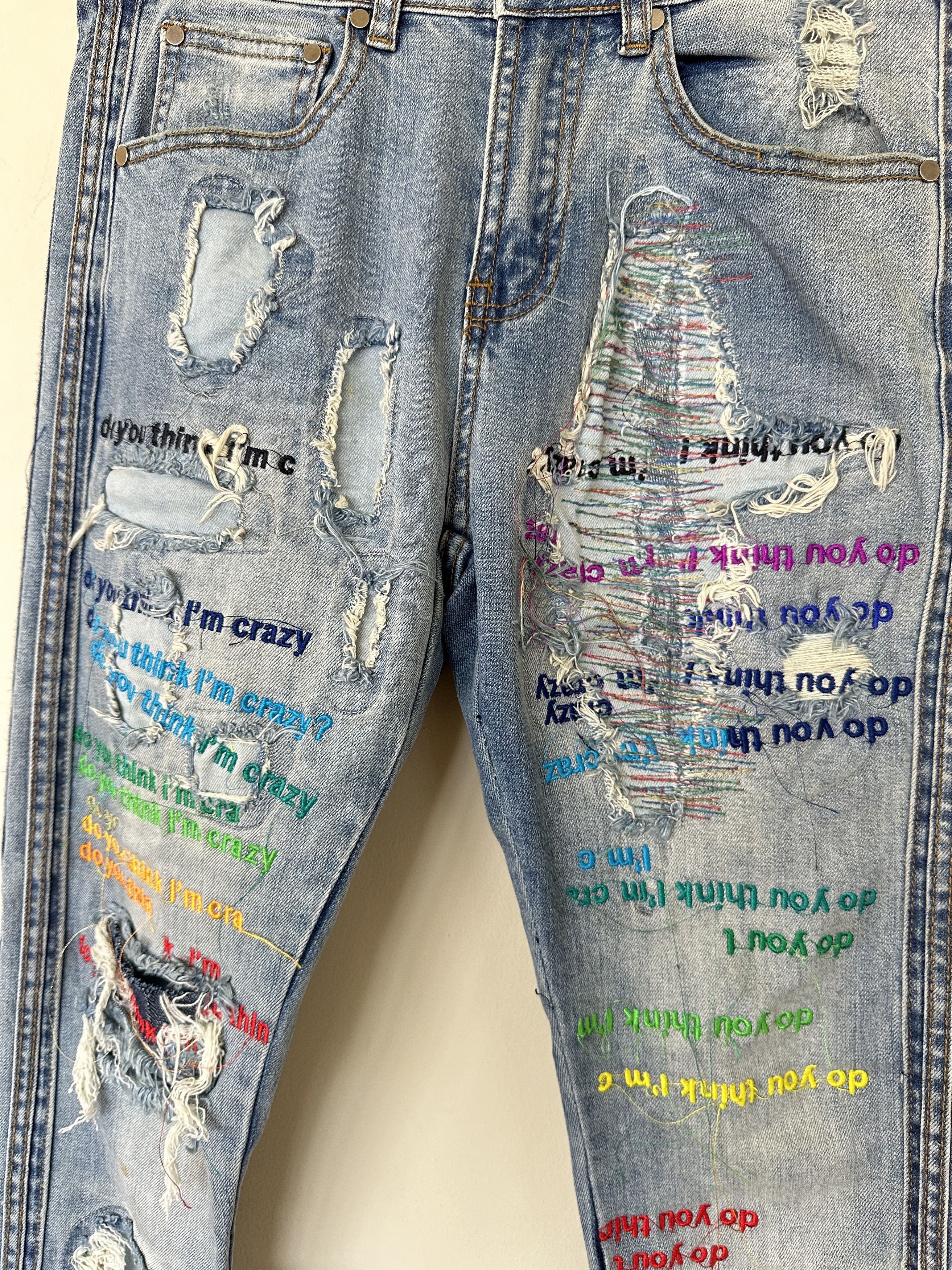 Ev Bravado Ev Bravado Do You Think Im Crazy Denim Size US 30 / EU 46 - 4 Thumbnail