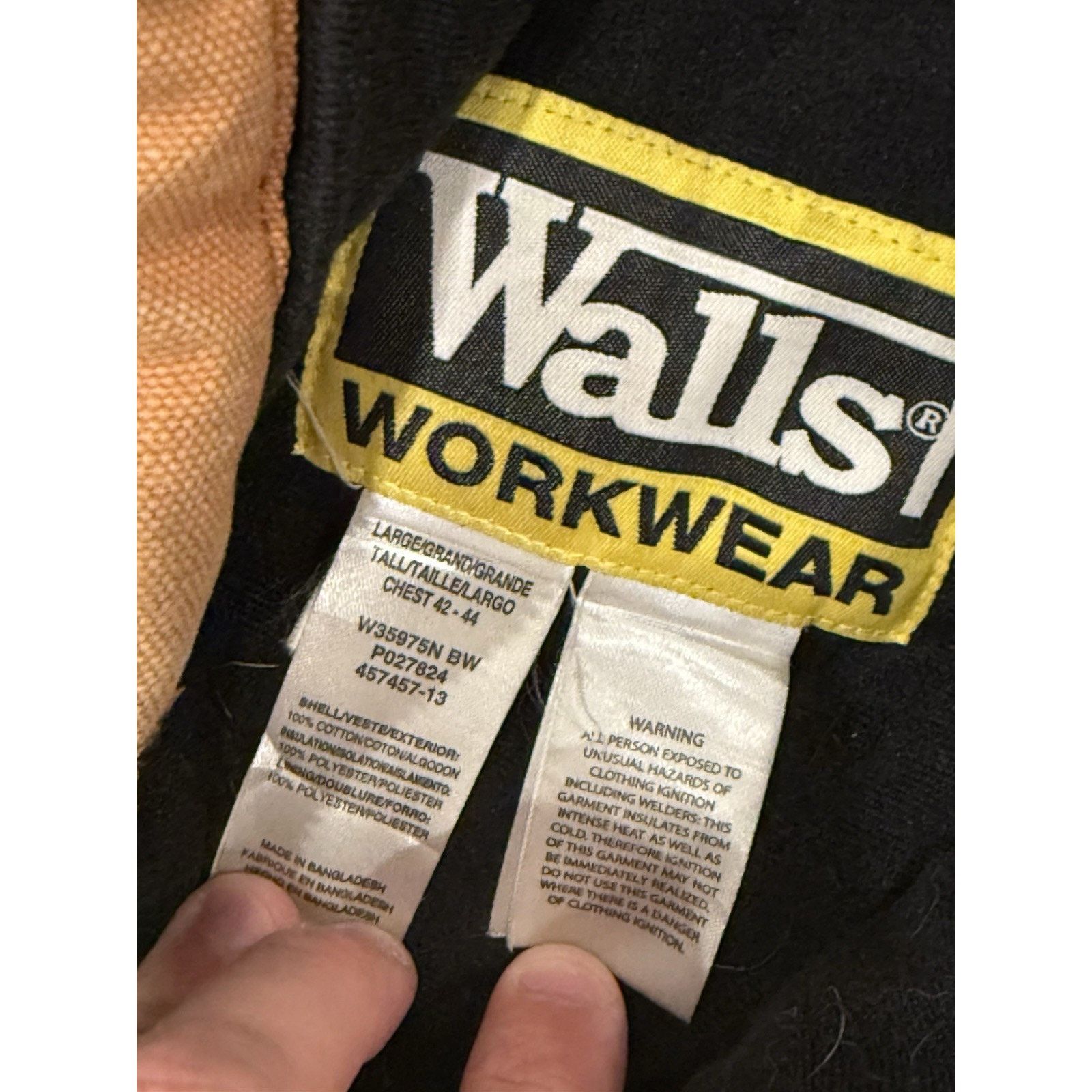 Walls Walls Workwear Canvas Wheat Color Work Jacket Pre-loved Size US L / EU 52-54 / 3 - 2 Thumbnail