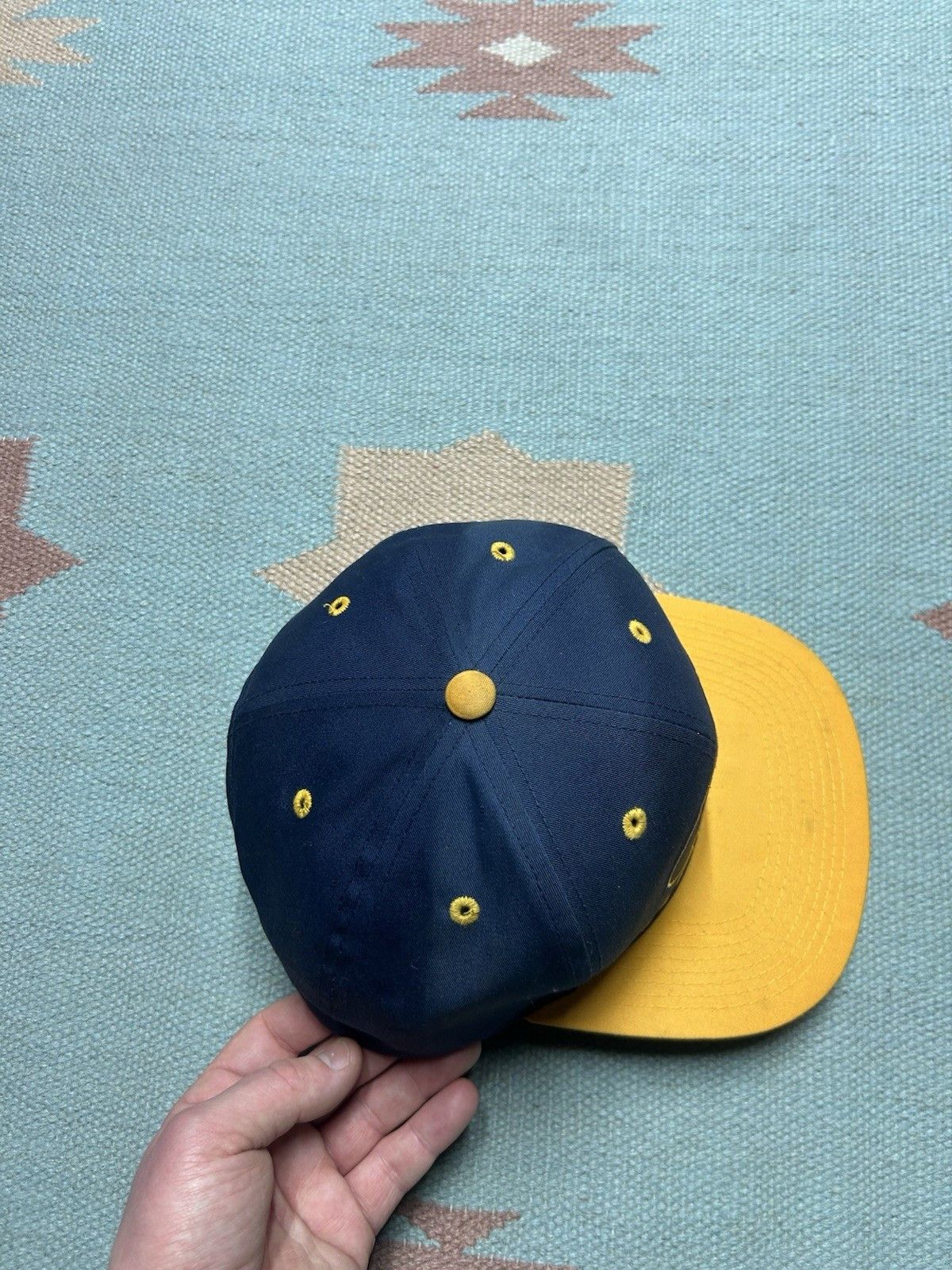 Vintage Vtg 90s snapback hat University of Michigan wolverines NCAA Size ONE SIZE - 5 Thumbnail