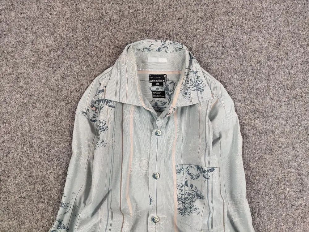Oakley Vintage Oakley Monogram Logo Casual Button long sleeve Shirt Size US XL / EU 56 / 4 - 2 Thumbnail