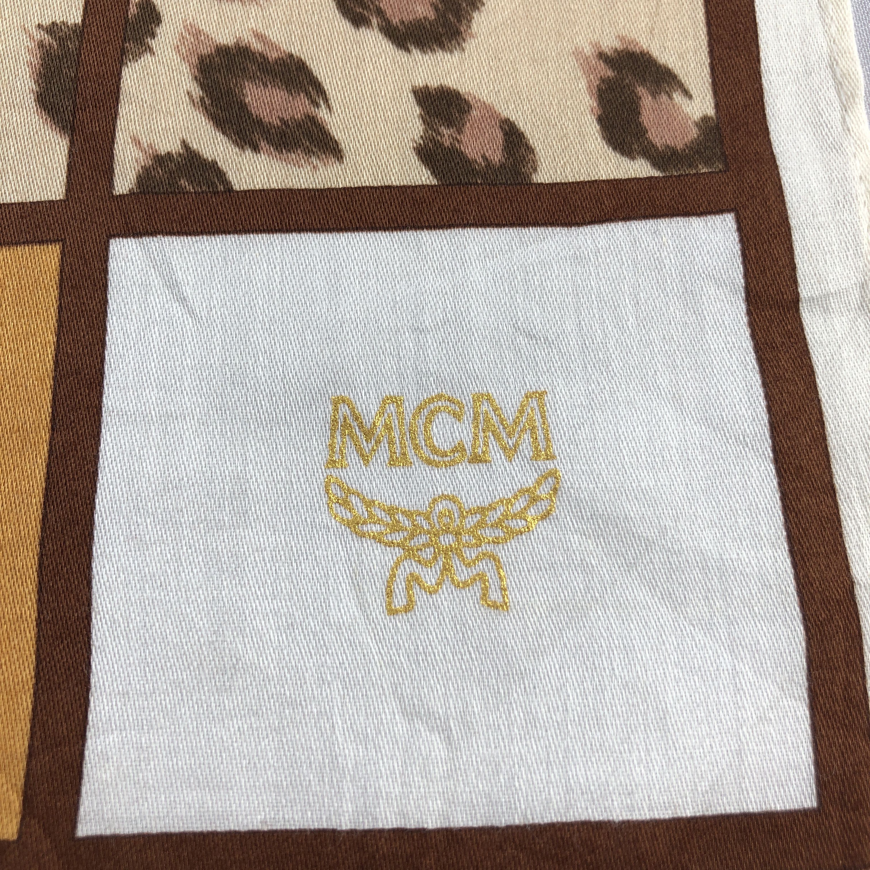 MCM MCM Monogram Handkerchief Neckerchief Bandana H2552 Size ONE SIZE - 3 Thumbnail