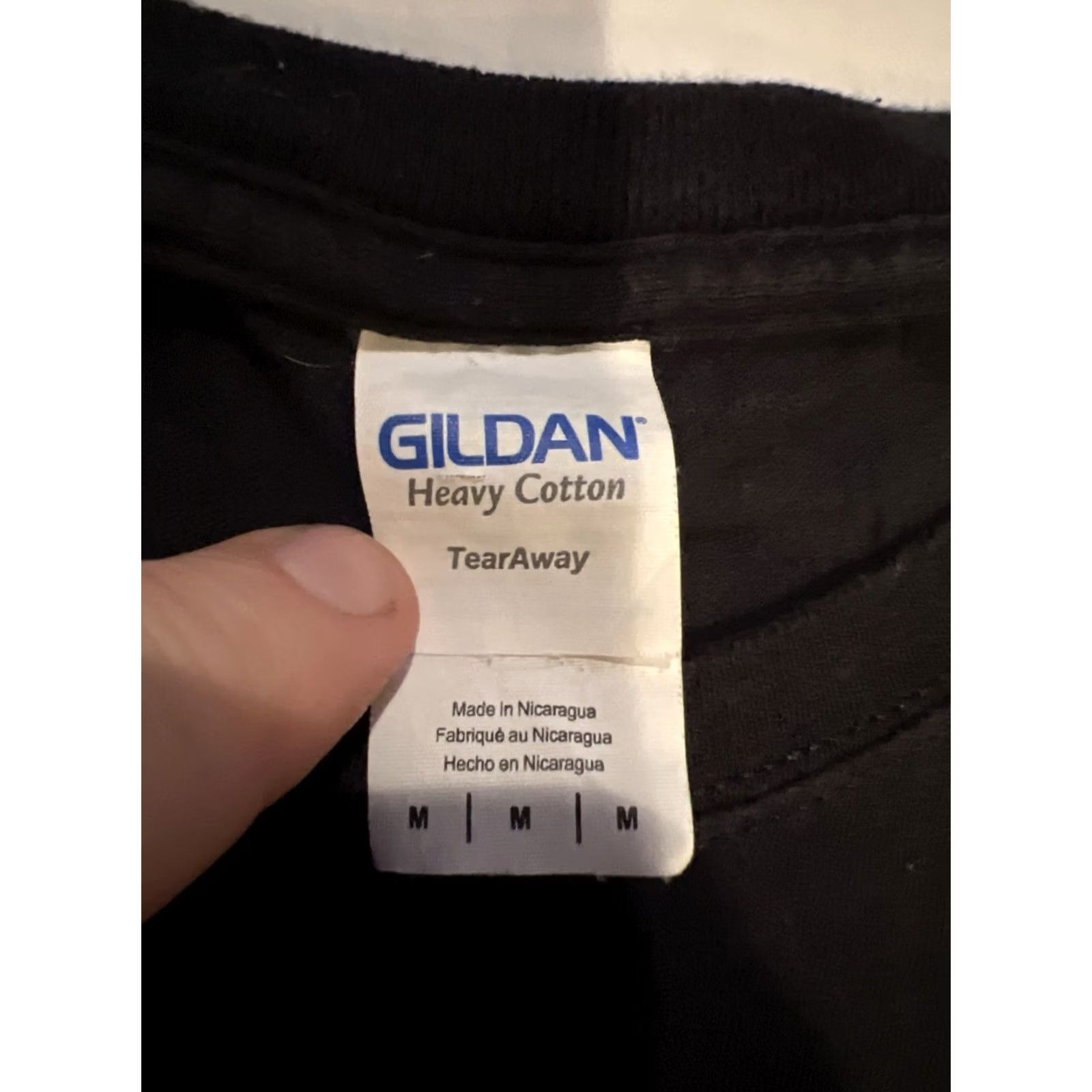 Gildan VINTAGE Gildan Heavy Cotton Shirt Tequila Drinker Horror Logo M Black Mens Limited Edition Fall Spring Summer Winter 202X Size US M / EU 48-50 / 2 - 6 Thumbnail