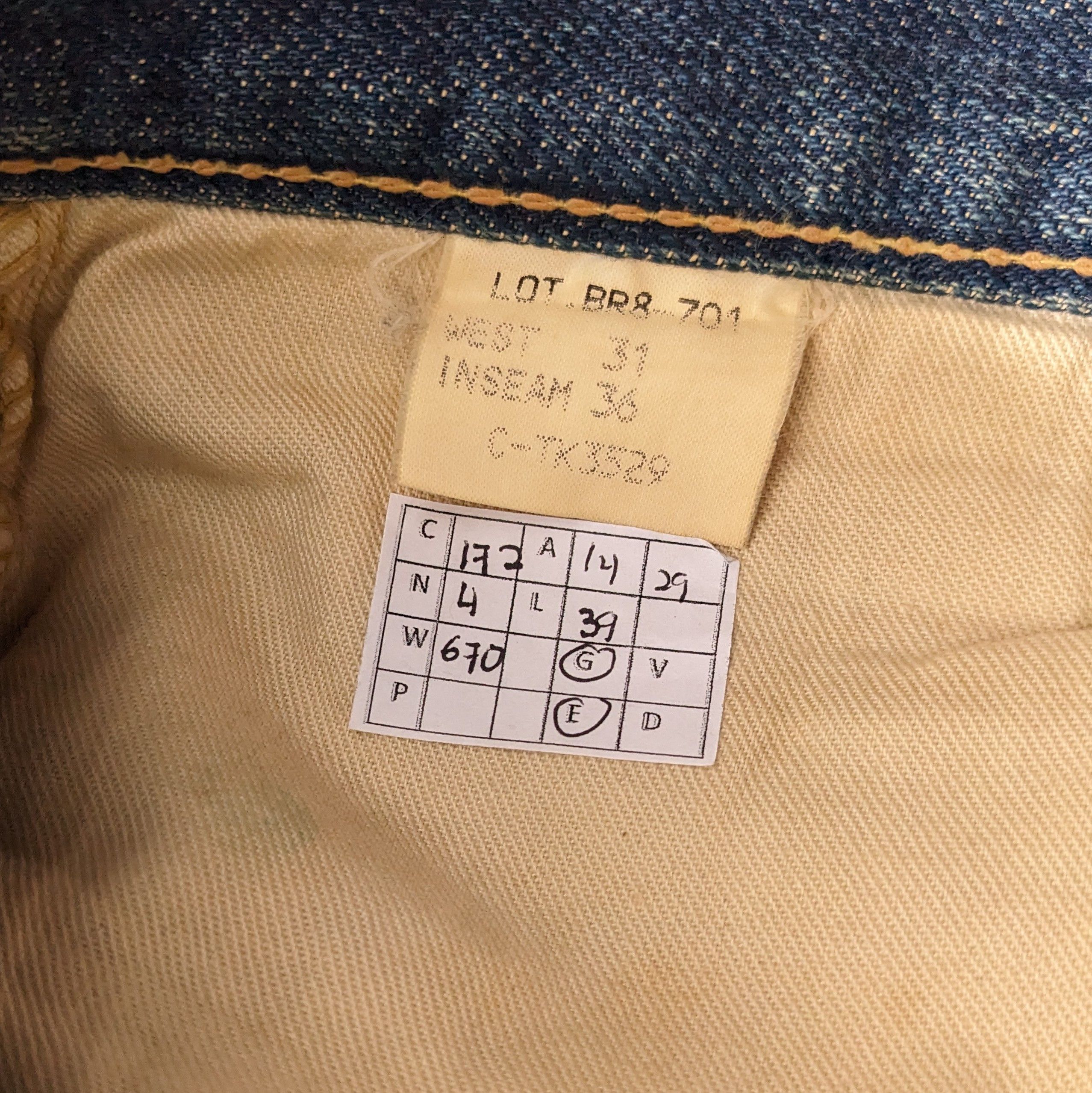 Vintage Vintage Levi's Strauss. Co American Streetwear Brand Jeans Size US 28 / EU 44 - 10 Thumbnail