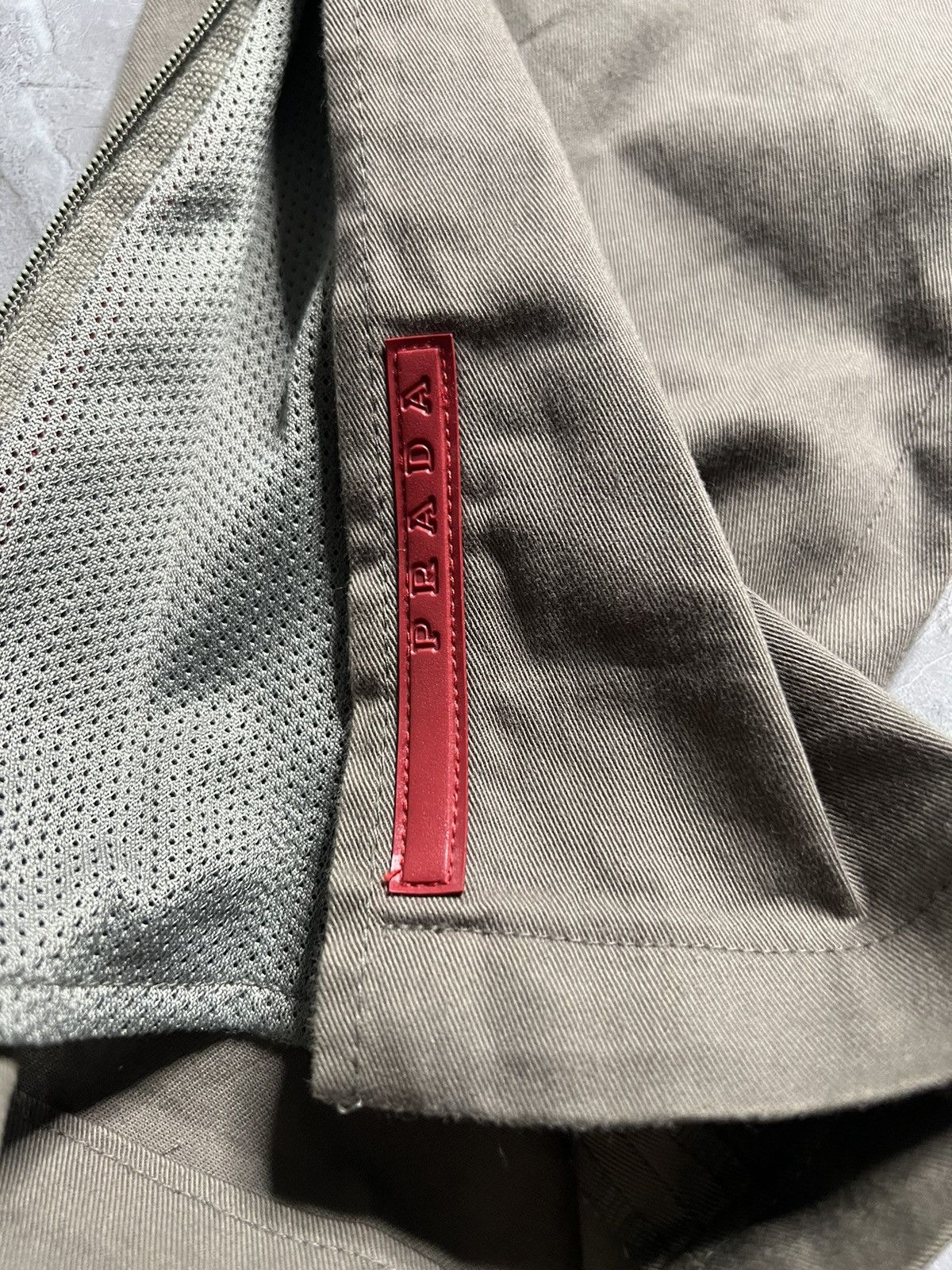 Prada Prada Stretch Cotton Zip Details Utility Pants Size US 31 - 6 Thumbnail