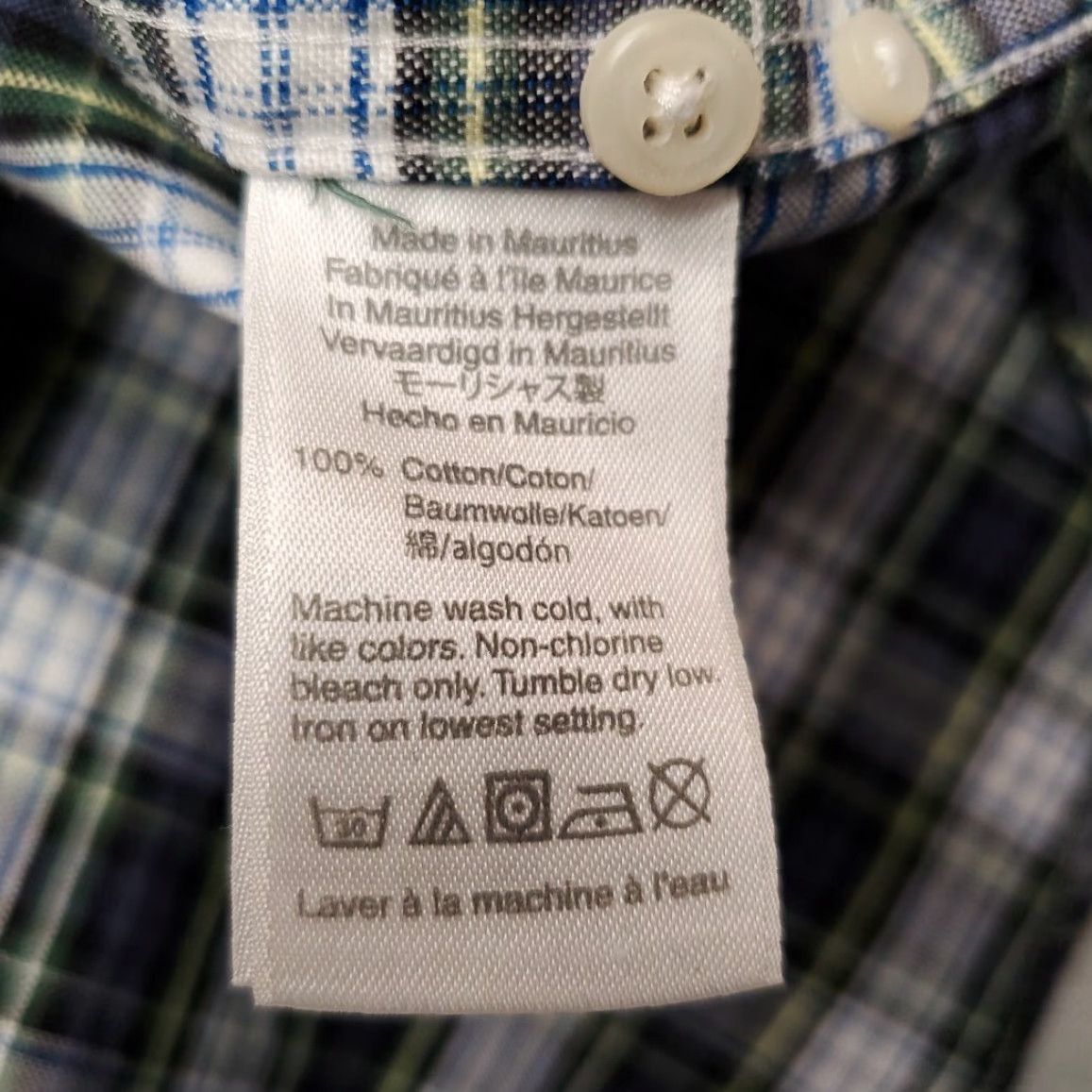 J.Crew J.CREW Shirt Mens L Blue Plaid American Pima Cotton Slim Fit Long Sleeve Button-Up Size US L / EU 52-54 / 3 - 6 Thumbnail
