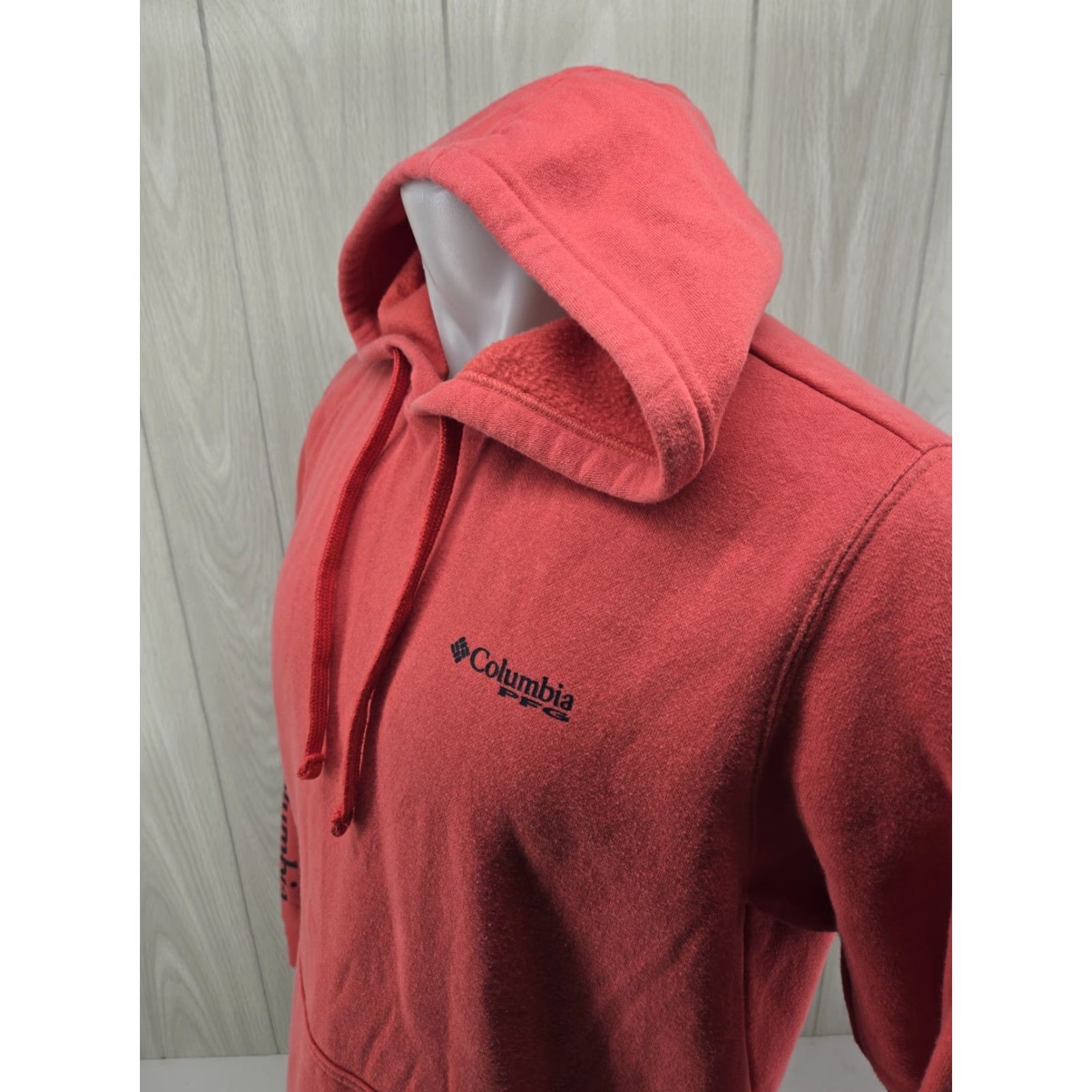 Vintage Columbia Hoodie Mens Medium Coral PFG Cotton Blend Gear Outdoor Size US M / EU 48-50 / 2 - 4 Thumbnail
