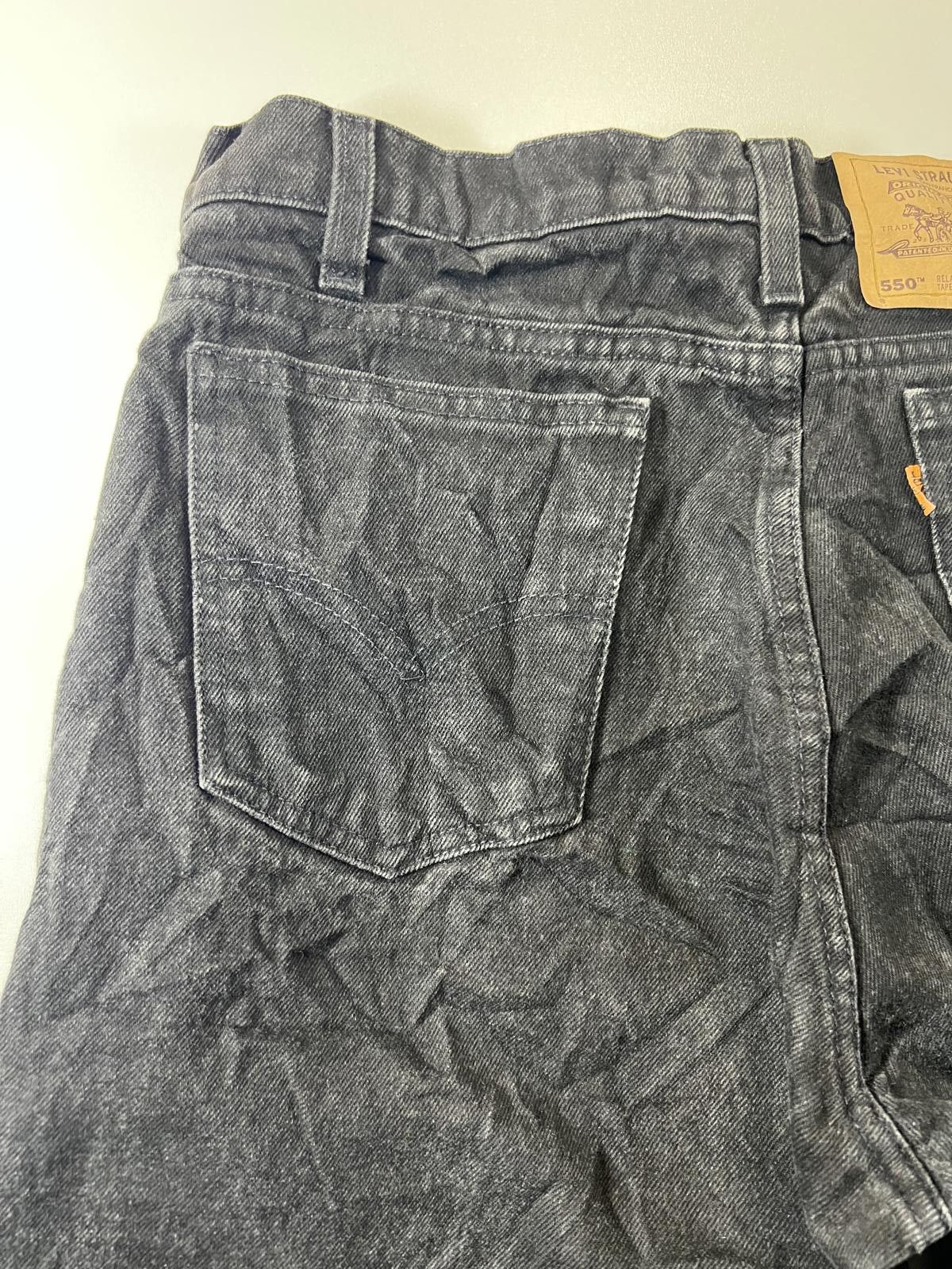Other Vintage Levi’s 550 Black Denim Shorts 34 Size US 34 / EU 50 - 11 Thumbnail
