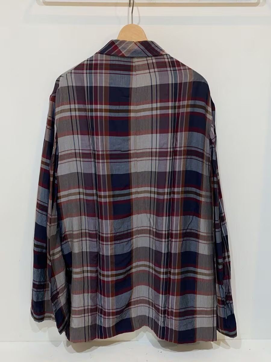Yohji Yamamoto yohji yamamoto POUR HOMME 96SS // Madras Check Jacket Size US M / EU 48-50 / 2 - 2 Thumbnail