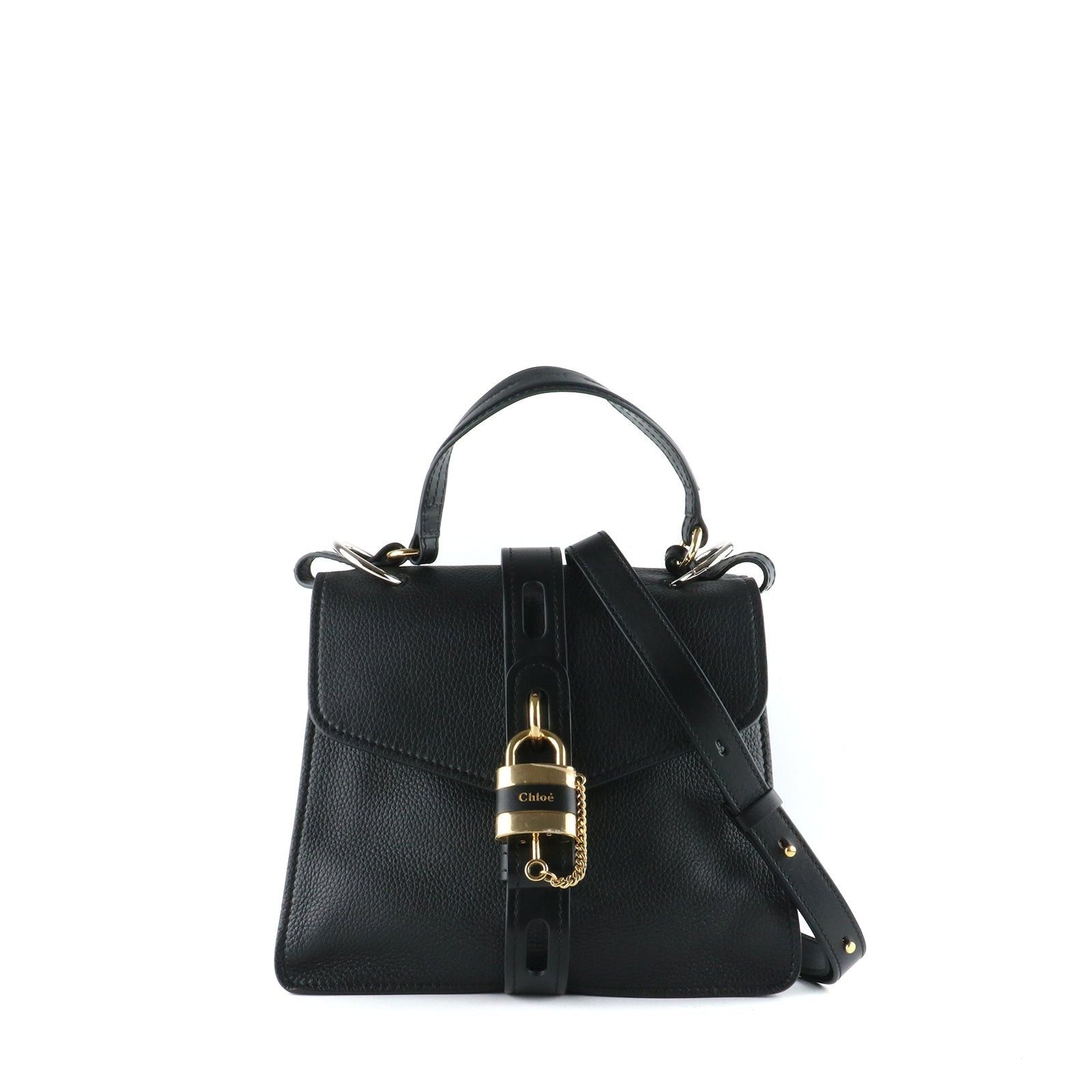 image of Chloe Chloe Handbags Aby in Black, Women's
