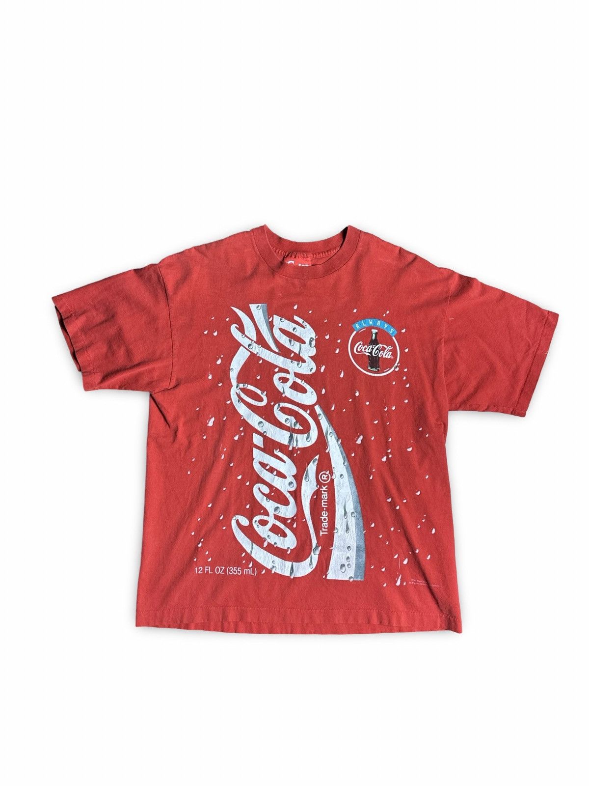 Japanese Brand × Vintage 90s Coca-Cola Single Stitch All Over Print T-Shirt Size US XL / EU 56 / 4 - 1 Thumbnail