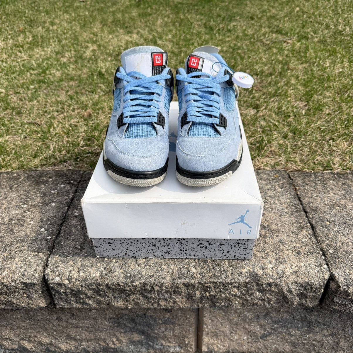 Jordan Brand Nike Air Jordan 4 ‘University Blue’ Size 10 Mens Size US 10 / EU 43 - 4 Thumbnail