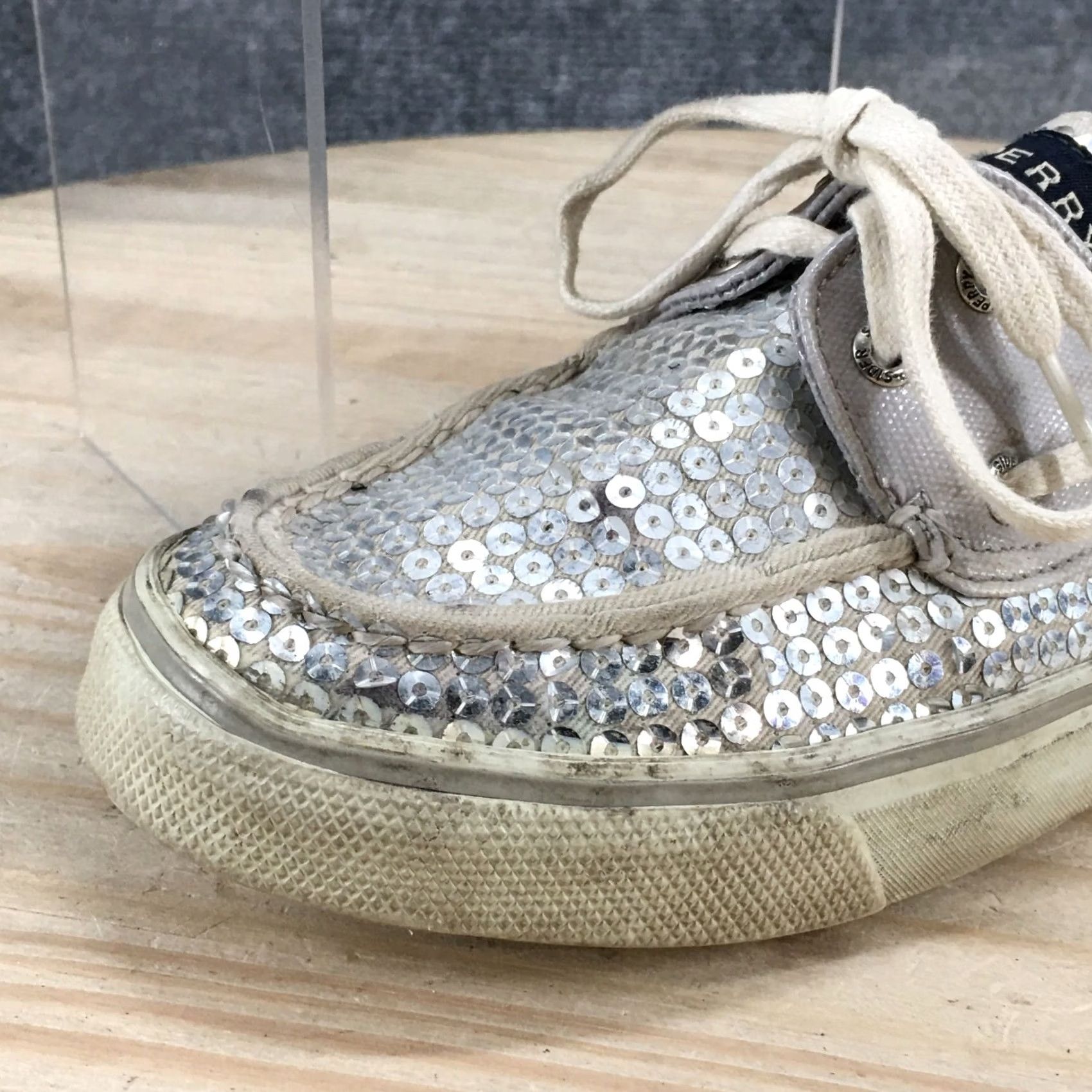 Sperry Sperry Top Sider Boat Shoes Womens 7 M Gray Leather Casual Shoes Size M / US 6-8 / IT 42-44 - 6 Thumbnail