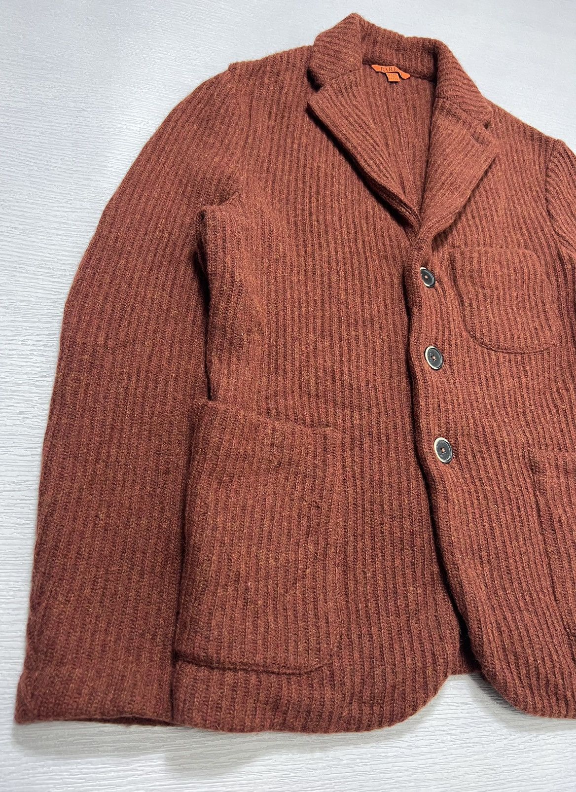 Barena Barena Venezia - Single Breasted Curduroy Knitted Blazer Size US M / EU 48-50 / 2 - 5 Thumbnail