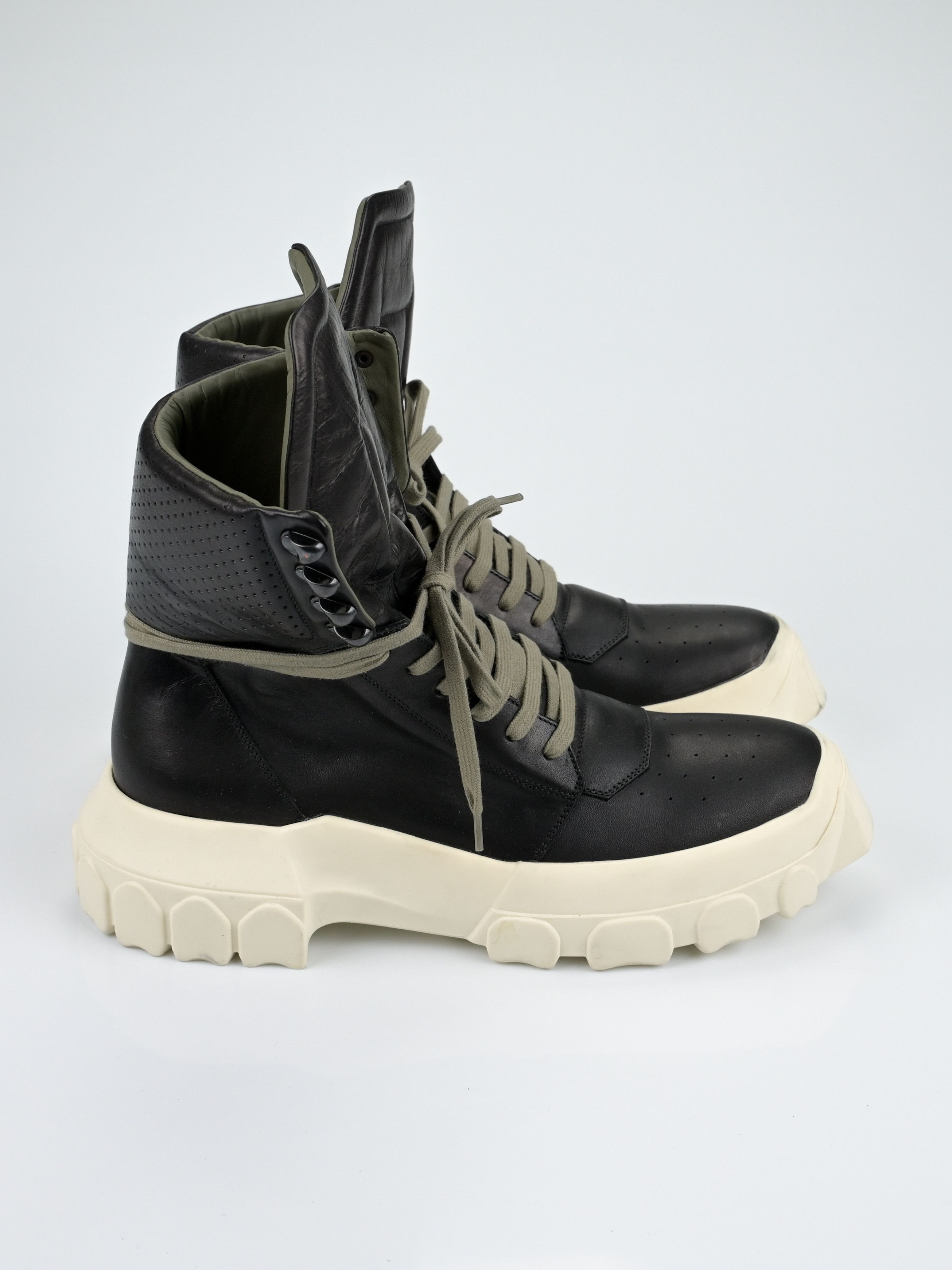 Rick Owens Tractor Boots Olive Interior Size US 9 / EU 42 - 3 Thumbnail